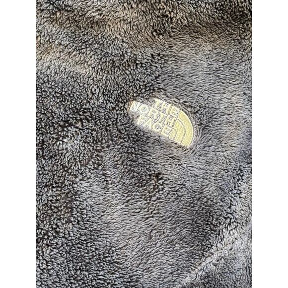 THE NORTH FACE WOMENS Zip up FLEECE, size womens Med. Fuzzy & Warm!! Dark Purple - Picture 6 of 13